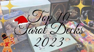 Top 10 Tarot Decks of 2023 💫🔮✨️ [upl. by Shaylyn]