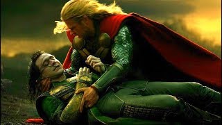 Lokis Death Scene  Thor and Loki vs Kurse amp Dark Elves  Thor The Dark World 2013 Movie CLIP HD [upl. by Wertheimer]