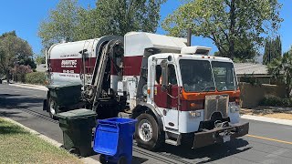 Fast Pete 320 Amrep Garbage Truck on Greenwaste [upl. by Angrist]