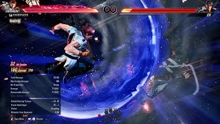 Tekken 8 hwoarang 160 damage combo [upl. by Deelaw57]