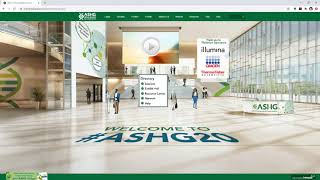 Walk Through the ASHG 2020 Virtual Meeting Platform [upl. by Beckett715]