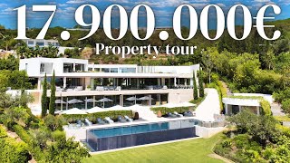 Showcasing an Ultra Modern 17900000€ Architectural Masterpiece in Sotogrande Spain  Simply Epic [upl. by Enrica]