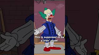 krusty loses touch with his core demographic 🤡 thesimpsons [upl. by Macegan]