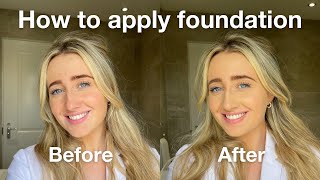 Clinique UK  How To Apply Foundation Flawlessly [upl. by Atnwahsal900]