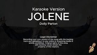 Dolly Parton  Jolene Karaoke Version [upl. by Korb]