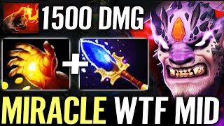 🔥 MIRACLE Lion MID Showing his Class — Midas Fast Farm  Aghanim 1500 DMG Finger Dota 2 Pro [upl. by Amelita]