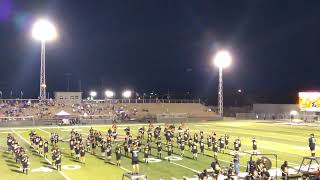 2020 94 Burkburnett High School Marching Band 🎶football game day [upl. by Kramnhoj887]