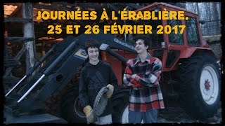 Journées à lérablière 25 et 26 Février 2017 [upl. by Marjory809]