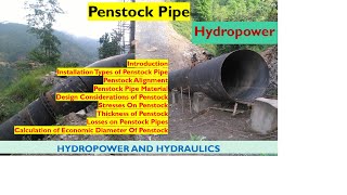 What is Penstock  Details about the penstock [upl. by Eenaffit]