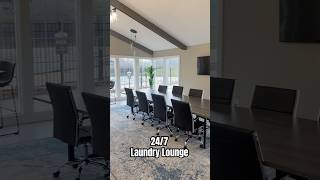 Our Newly Renovated 247 Laundry Lounge  laundry cleaning onsite forrent tours apartmenttour [upl. by Euphemiah]