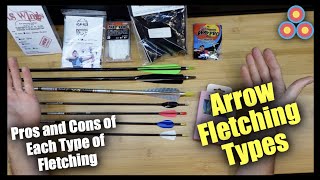 Arrow Fletching Basics  Different Types of Fletchings for Different Types of Archery [upl. by Eniger]