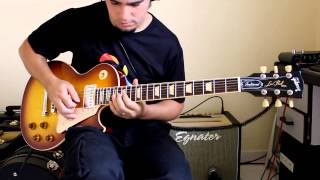 Gibson les paul traditional plus ice tea burst  Egnater Rebel 30 [upl. by Trotta737]