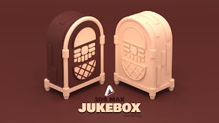 Jukebox Modeling  3DS Max [upl. by Nor]