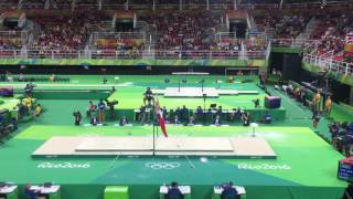 Danell Leyva USA  High Bar  2016 Olympics  Qualification [upl. by Idyak948]