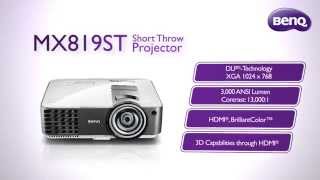 Introducing the BenQ MX819ST Projector [upl. by Enhpad]