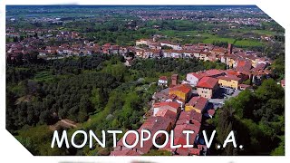 Montopoli val darno  Borgo Medievale  Pisa  4K Walking and Fly Tour 2024 medieval [upl. by Nillor]