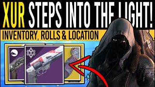 Destiny 2 XURS NEW WEAPONS amp HIGH STAT ARMOR 10th May Xur Inventory  Armor Loot amp Location [upl. by Idnew]