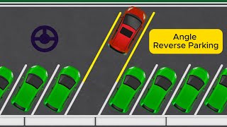 Angle Reverse Parking Simplified demonstration [upl. by Saiasi]