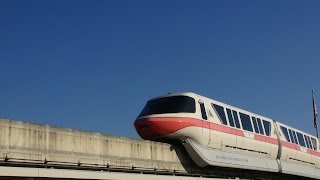 Walt Disney World Monorail to the Magic Kingdom 2014  Resort Monorail Line HD [upl. by Sonni]