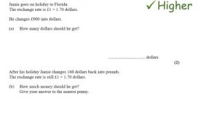 Exchange rates  Foundation and Higher GCSE  JaggersMaths [upl. by Kylander]