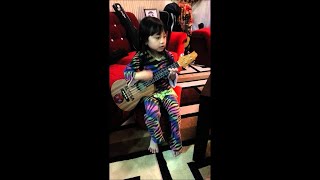 Putih putih melati ukulele cover by aryanna alyssa [upl. by Bailar599]