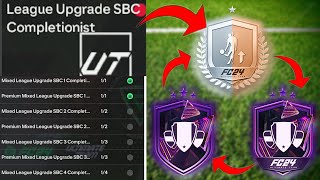 BEST WAY to COMPLETE League Upgrade SBC Completionist in FC 24 [upl. by Eronel434]