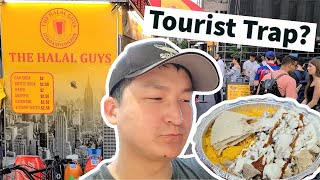 NYCs BIGGEST TOURIST TRAP Halal Guys Cart Review [upl. by Robson732]