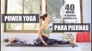 POWER YOGA  piernas flexibles hanumanasana 40 min  MalovaElena [upl. by Ulises]