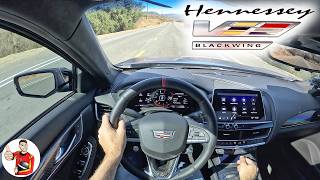 Hennessey H1000 CT5 Blackwing vs Stock POV Drive Comparison [upl. by Alyag]