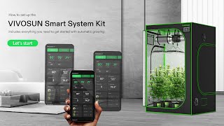 VIVOSUN Smart Grow System  How to Set Up  DIY Smart Growing Equipment [upl. by Nico103]