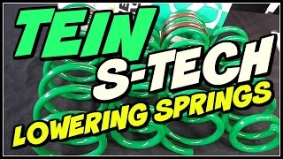 TEIN S TECH LOWERING SPRINGS UNBOXING [upl. by Gal]