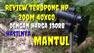 Review telescop monocular zoom atau teropong buat hp [upl. by Donelle]