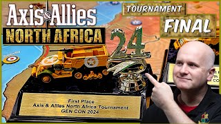 Axis and Allies North Africa Tournament Final  Gen Con 2024 [upl. by Erwin965]