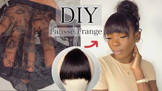 DIY COMMENT FAIRE UNE FRANGE À POSER  Tynah Beauty [upl. by Retsub]