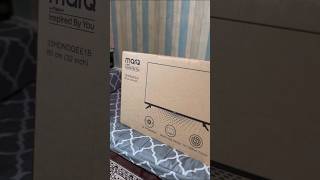 MarQ 32 inches TV 7000₹ marqbyflipkart flipkart tv budget cheaptv sale opening unboxing [upl. by Avlem]