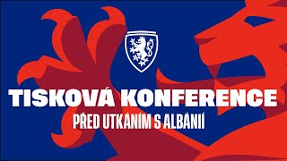 Liga národů I Tisková konference před utkáním s Albánií [upl. by Dloniger]