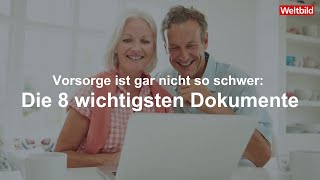 VorsorgeDokumente die MustHaves Alles über Patientenverfügung Vorsorgevollmacht und mehr [upl. by Daryle]