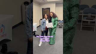 Jade met her fave Gospel singer jekalyncarr shorts [upl. by Ailugram778]