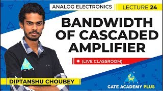 Analog Electronics I Bandwidth of Cascaded Amplifier Lecture 24 [upl. by Nnaeinahpets]