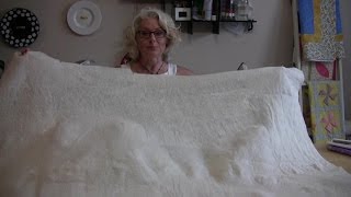 How to piece your leftover quilt batting [upl. by Goodrow]