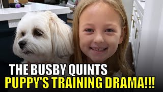 OutDaughtered  The Busby Quints Puppy Gets ANGRY After First Training Session FUNNY Reaction [upl. by Landbert]