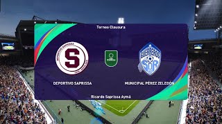 Modo carrera jugador liga Promerica Deportivo Saprissa vs Municipal Perez Zeledon [upl. by Agon]