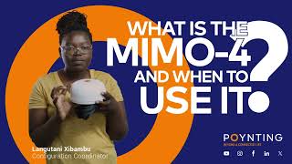 What is the MIMO4 Antenna and when do you use it [upl. by Soisatsana]