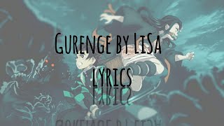 Demon Slayer Kimetsu no Yaiba Opening Full with lyrics LiSA  Gurenge [upl. by Zamora915]