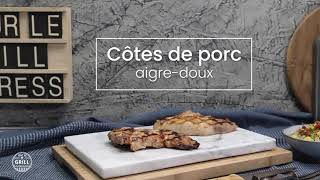 Côtes de porc aigre doux surlegrill [upl. by Oetomit]