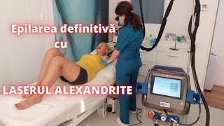 Epilare definitiva Laser Alexandrite Natural  DermaBeauty Clinique [upl. by Yllehs]