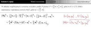 Matura rozszerzona z matematyki  9 maja 2012  zadanie 6 [upl. by Stauffer]