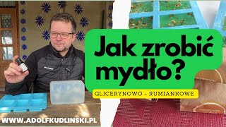 Jak zrobić mydło glicerynowe  rumiankowe [upl. by Bortz]