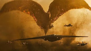 Rodan Vs Jets and King Ghidorah Scene  Godzilla King of the Monsters 2019 [upl. by Oiralednac]