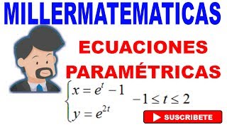 ecuaciones parametricas  curvas parametricas con geogebra  Ejemplo 2 Millermatematicas [upl. by Avah]